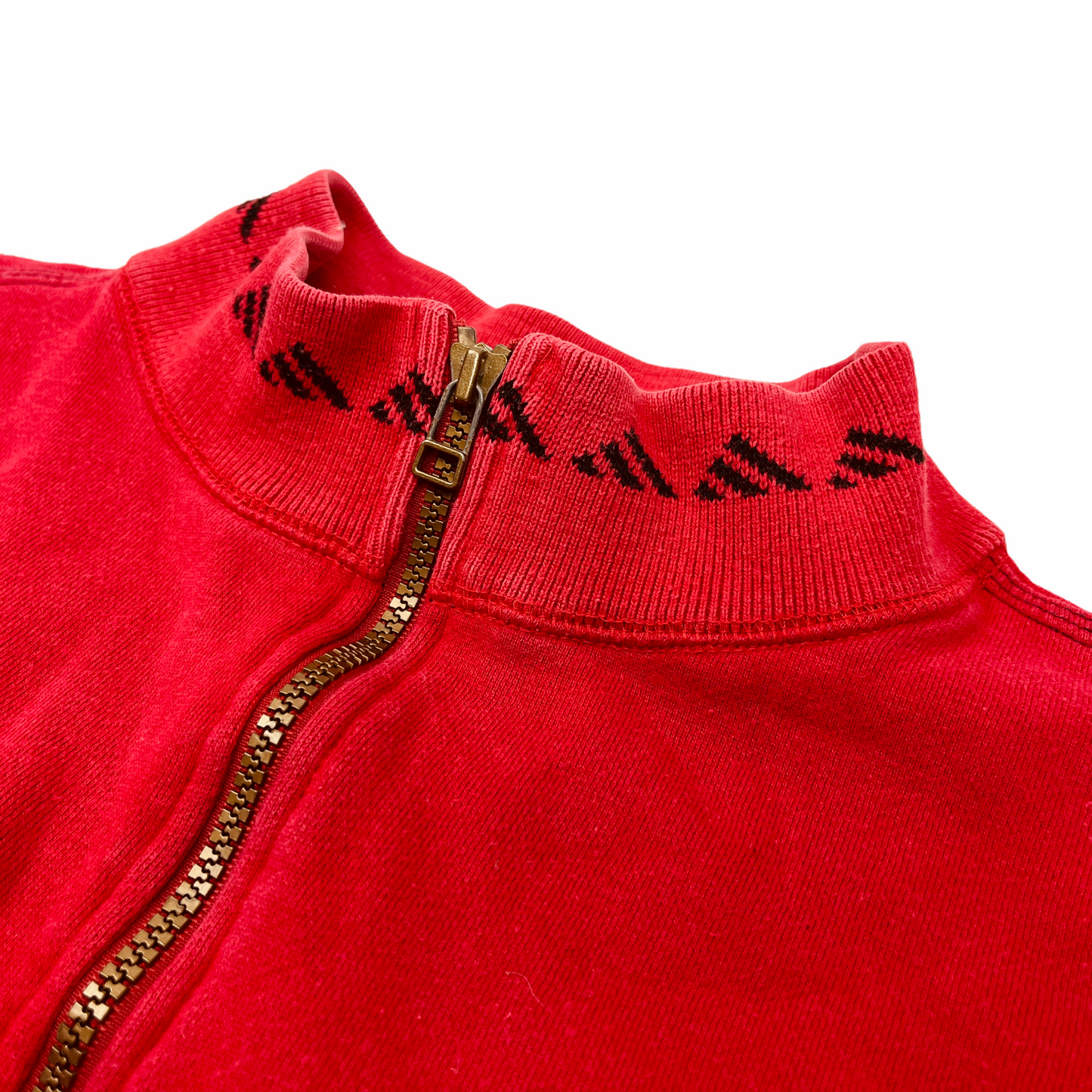 0761 Adidas Vintage Equipment 1/2 Zip Sweater