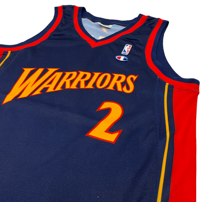 0990 Champion Vintage Golden State Warriors “Mickaël Piétrus” Jersey