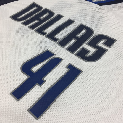 0418 Champion Vintage Dallas Mavericks Nowitzki Jersey