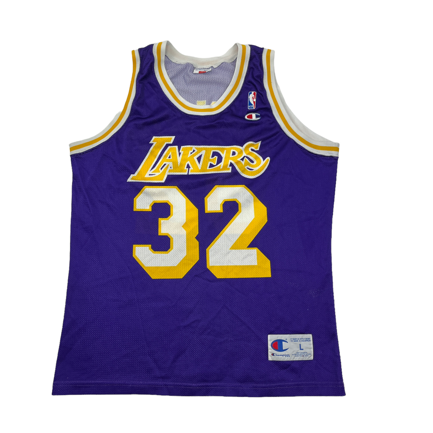 01018 Champion LA Lakers Magic Johnson Jersey