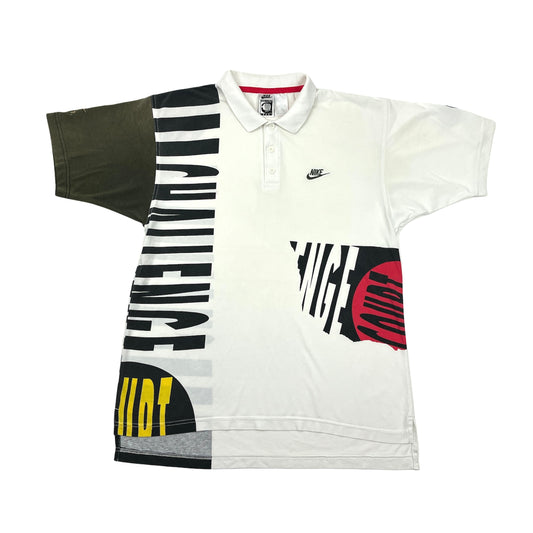 0694 Nike Vintage 90s Challenge Court Tennis Poloshirt