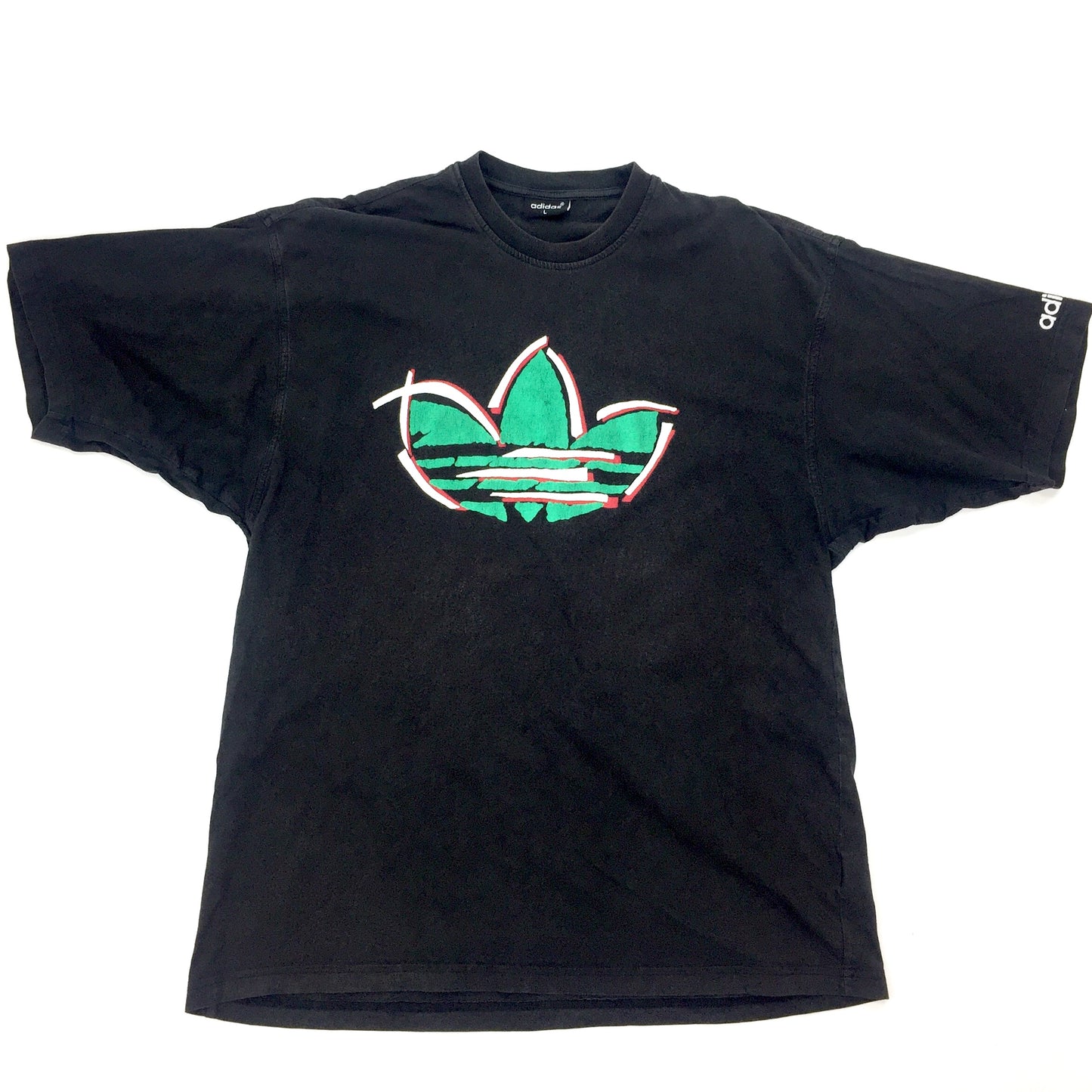 0542 Adidas Vintage 90s Trefoil T-Shirt