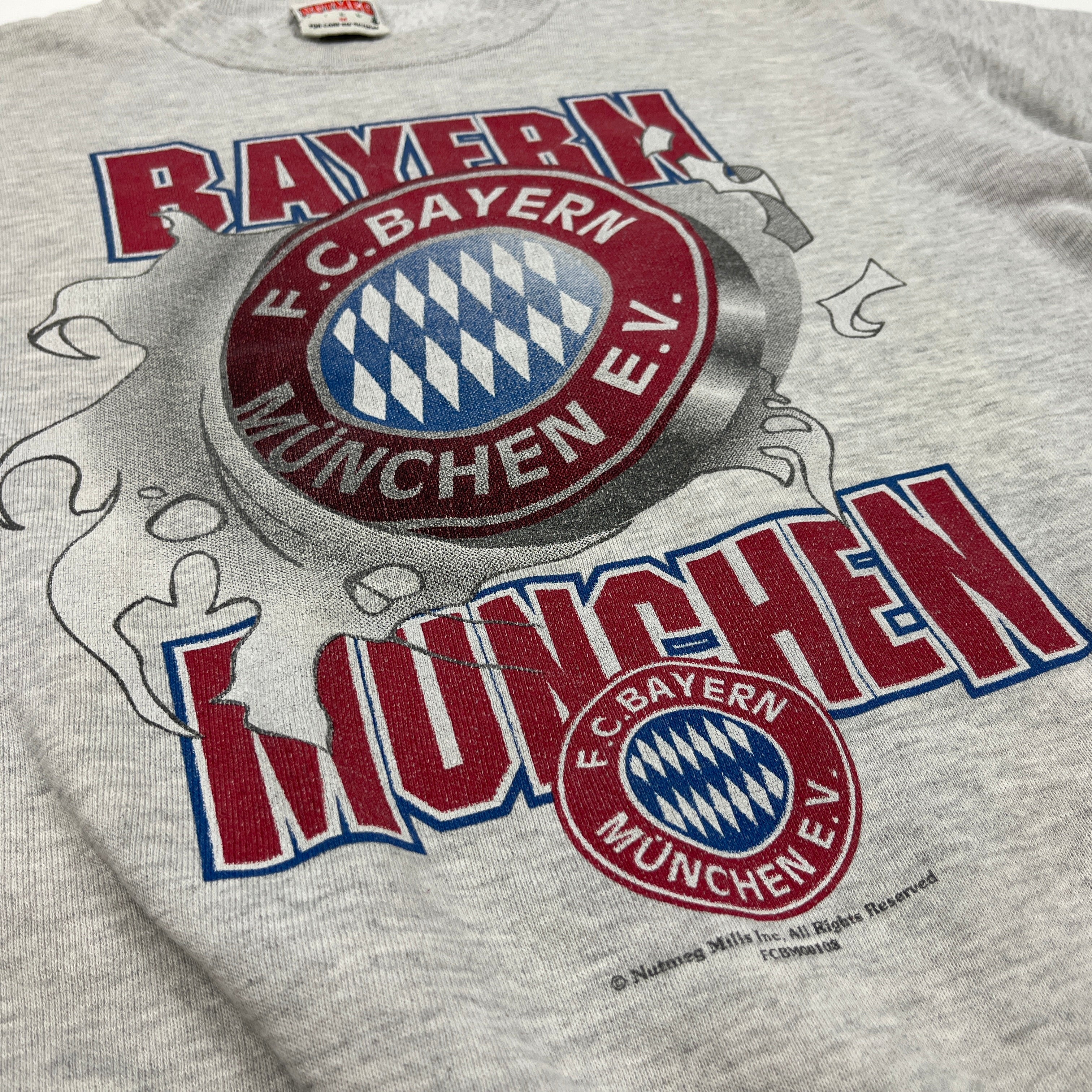 Rare Vintage #9 Elber 90s Adidas FC Bayern Munich Jersey XL