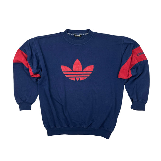 0767 Adidas Vintage 90s Trefoil Sweater