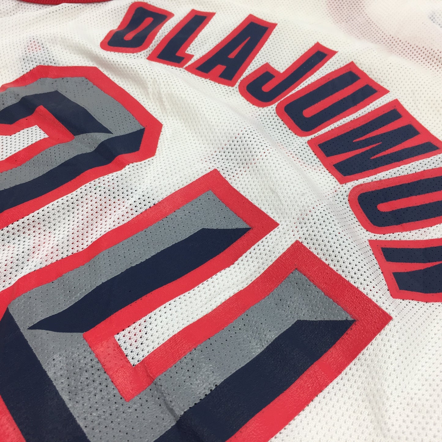 0408 Champion Vintage Houston Rockets Olajuwon Jersey