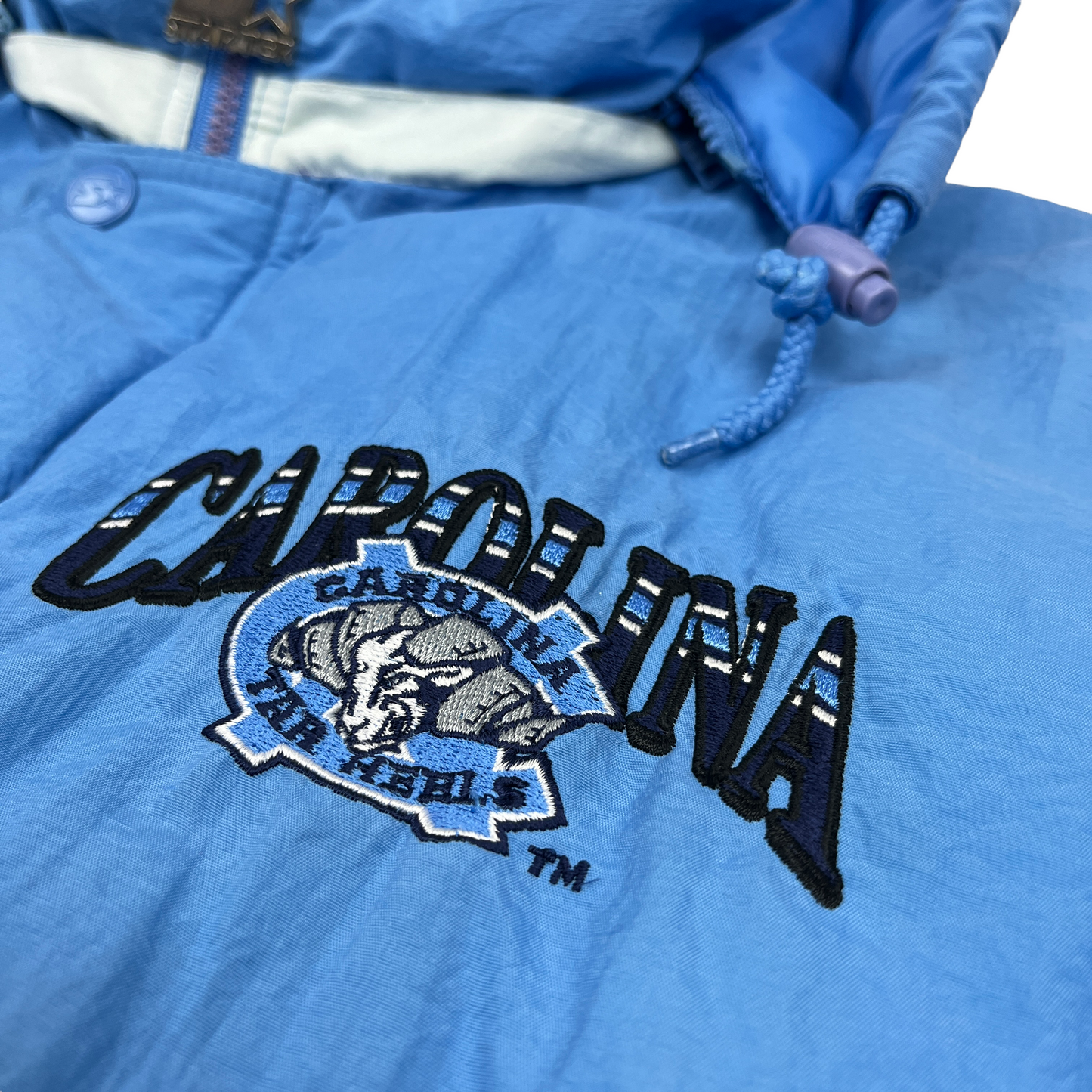 01190 Starter Vintage North Carolina Tar Heels Football Coachjacket