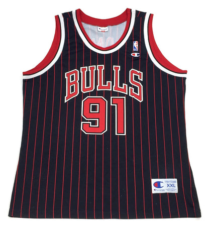 0410 Champion Vintage Chicago Bulls Rodman Jersey – PAUL'S FANSHOP
