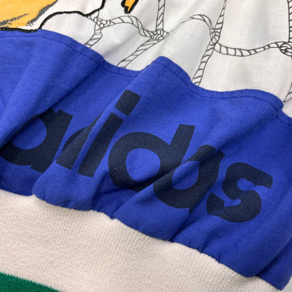 0634 Adidas Vintage I Want I Can Torsion Tennis Pullover