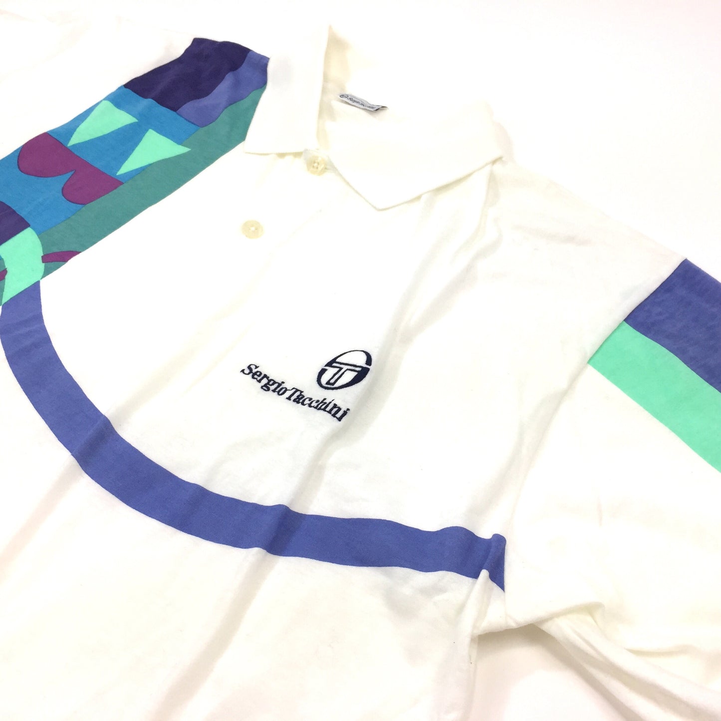 0392 Sergio Tacchini Vintage Tennis Poloshirt