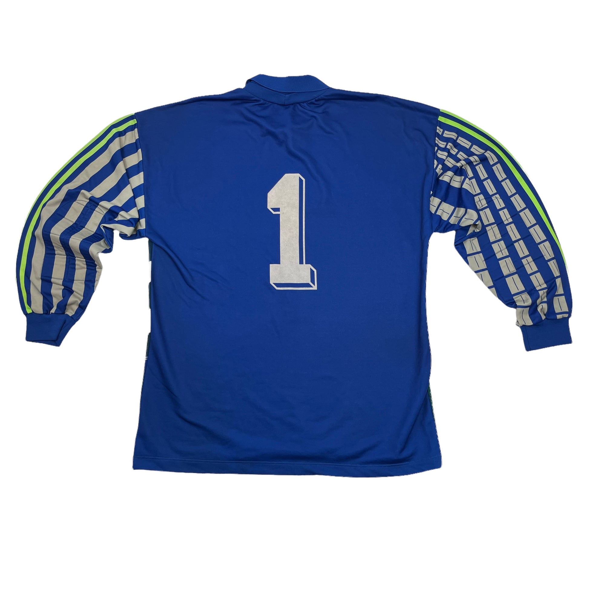 Adidas 80s Football soccer Goal Keeper Long Sleeve Shirt 