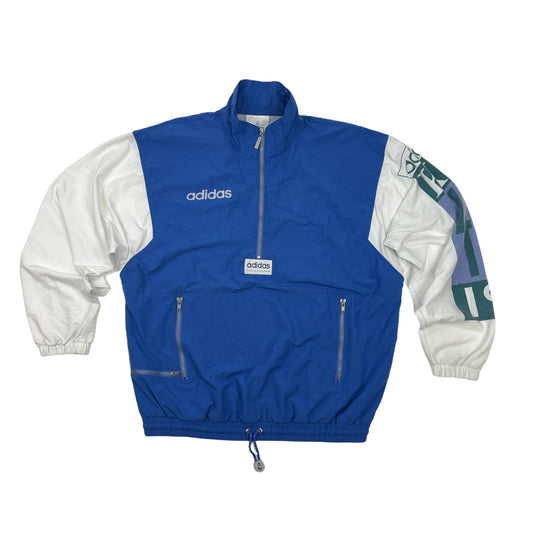 0876 Adidas Vintage 90s Cycling 1/4 Zip Windbreaker