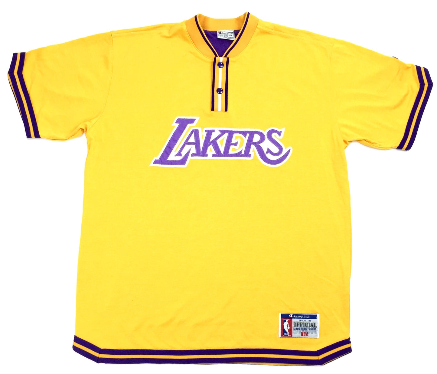 0262 Champion Vintage LA Lakers Shooting Shirt