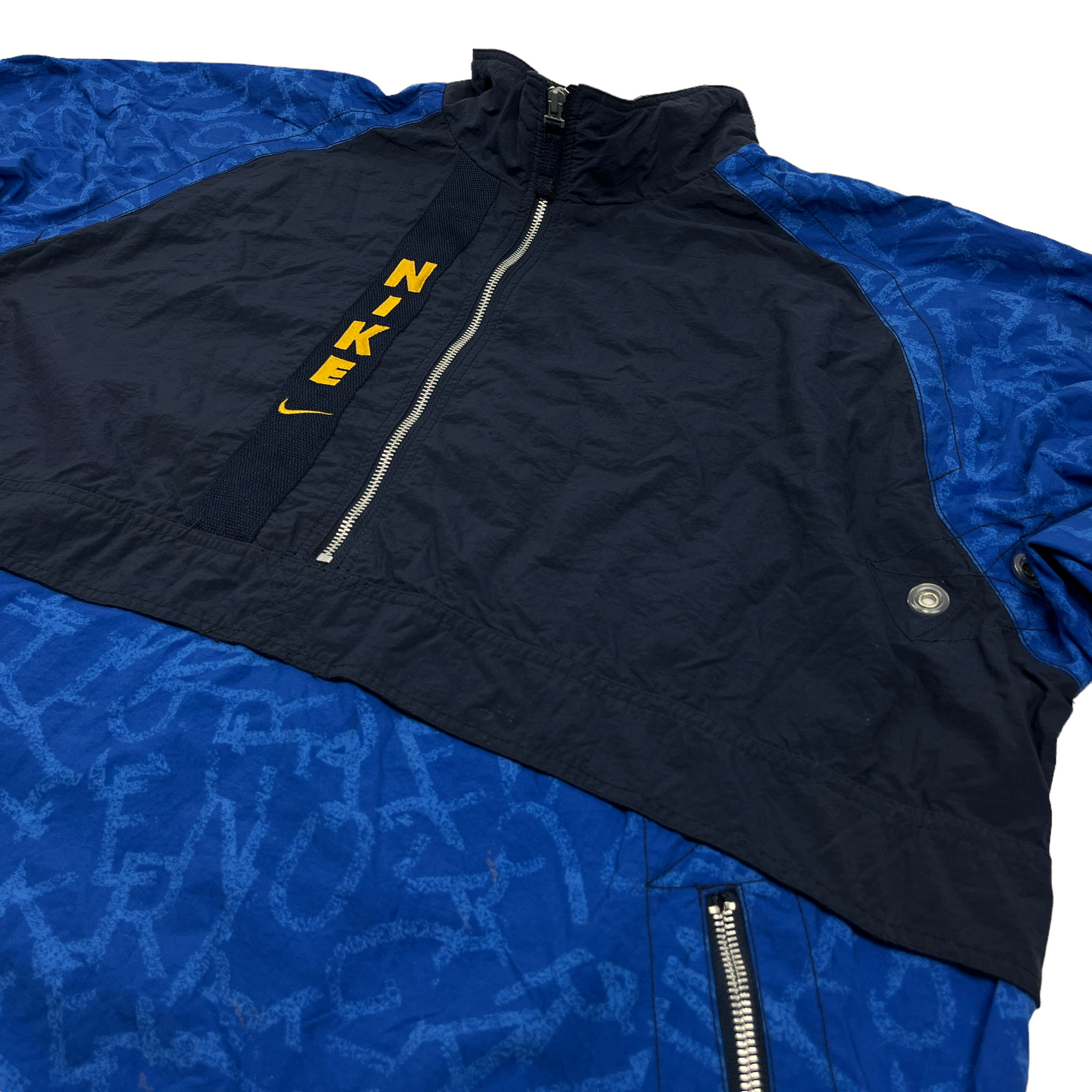 01151 Nike Vintage 1/4 Zip Tracktop Windbreaker