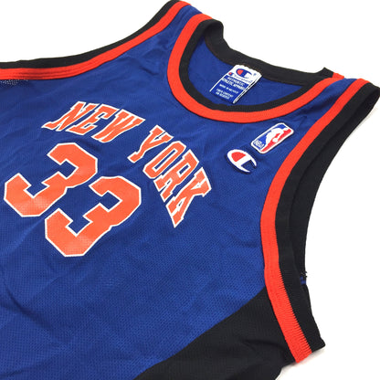 0434 Champion Vintage New York Knicks Ewing Jersey