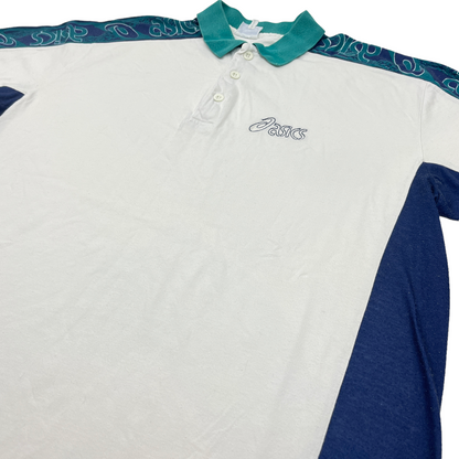 01125 Asics Vintage Pro Team Tennis Poloshirt