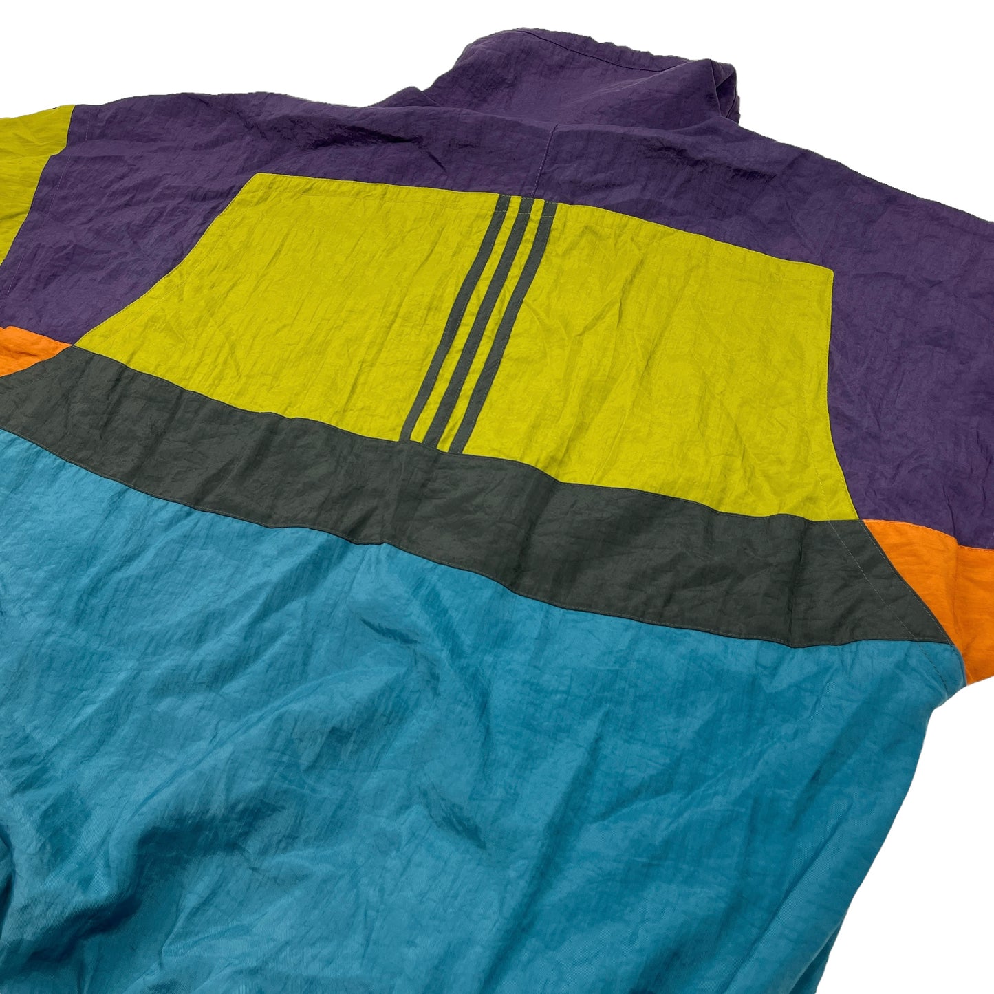01135 Adidas Vintage 1/4 Zip Windbreaker