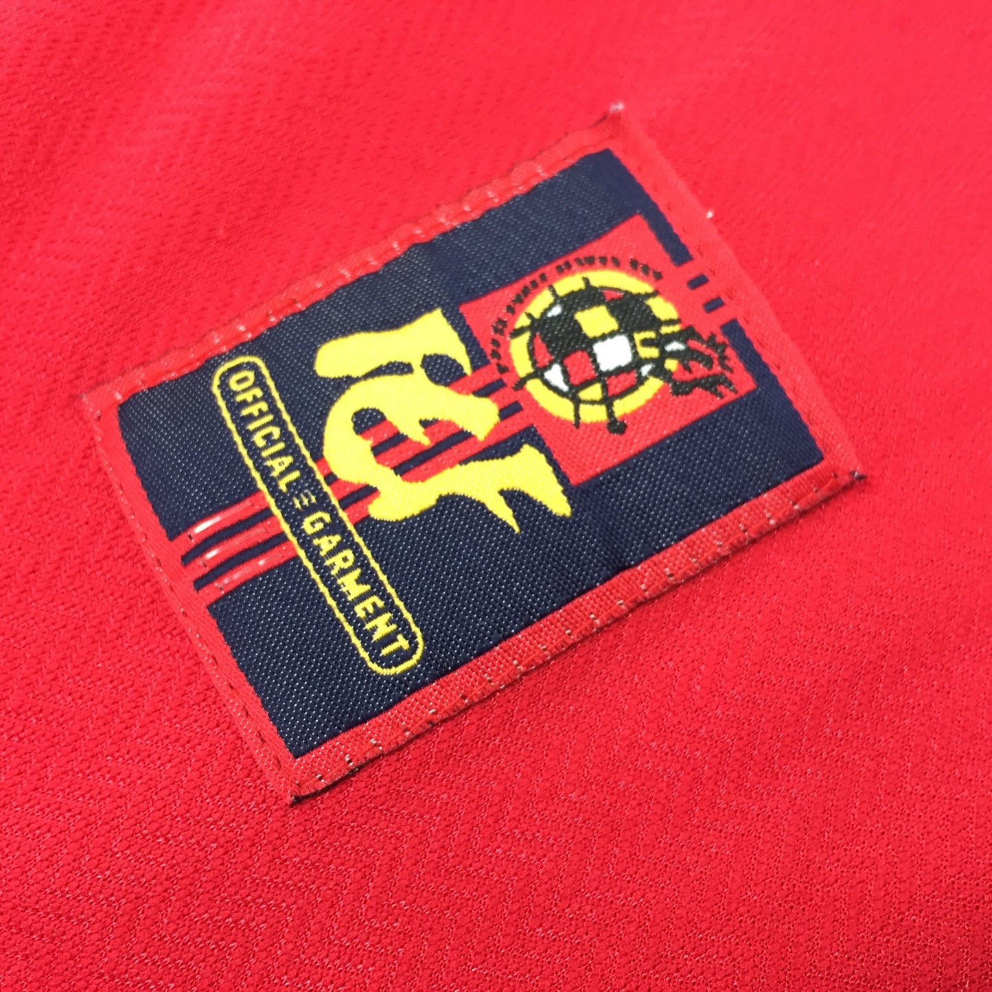 0501 Adidas Vintage Spain National Soccer Team Jersey 1998 Home
