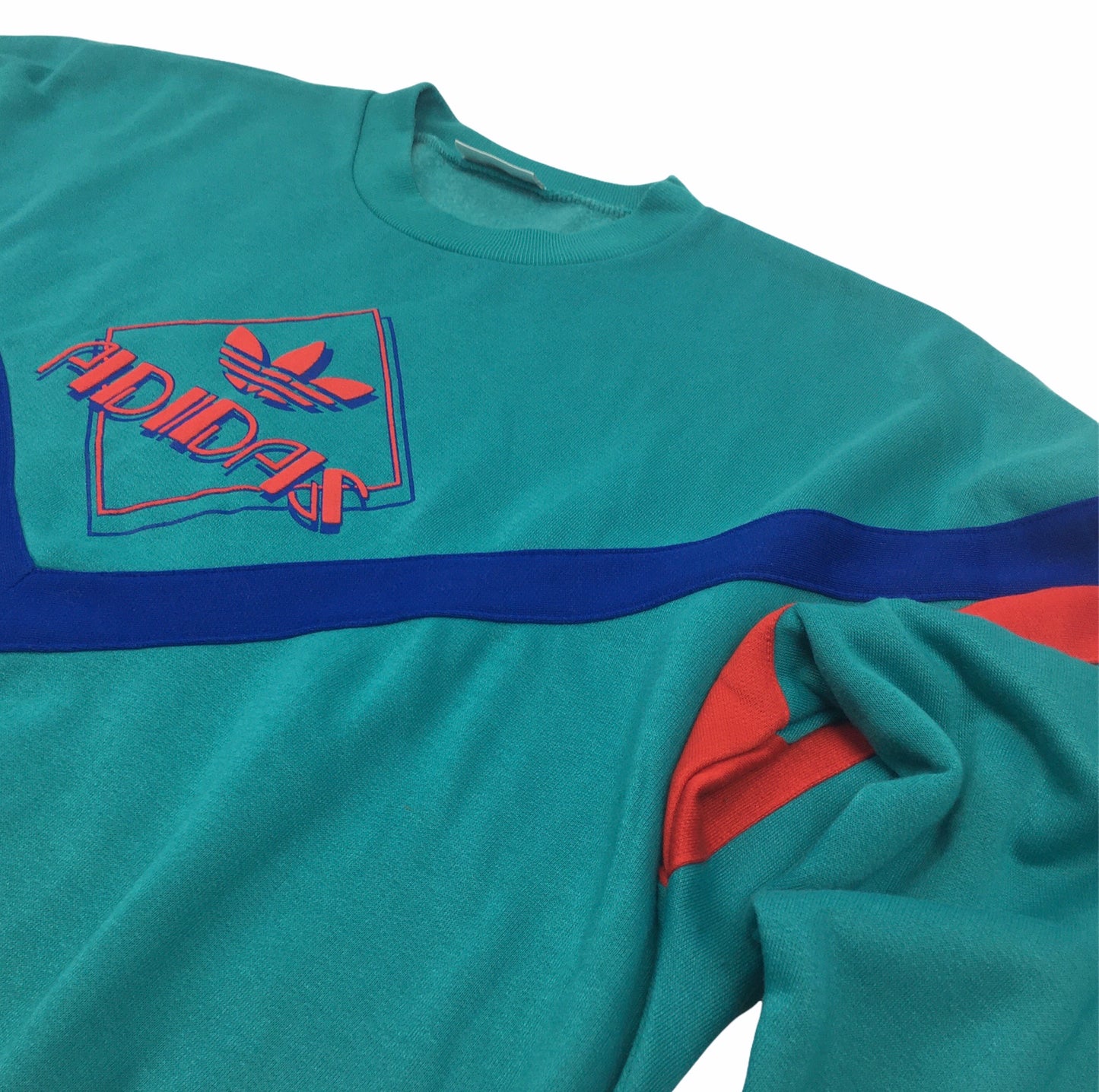 0608 Adidas Vintage 90s Logo Sweater