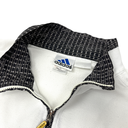 01097 Adidas 90s Tennis 1/4 Zip Sweater