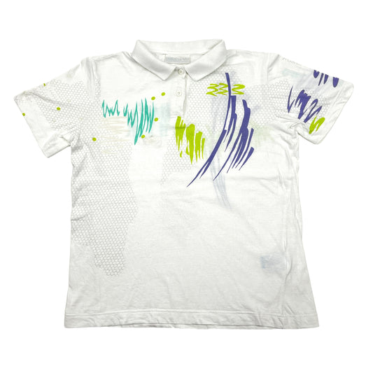 0817 Adidas Vintage 80s Tennis Poloshirt