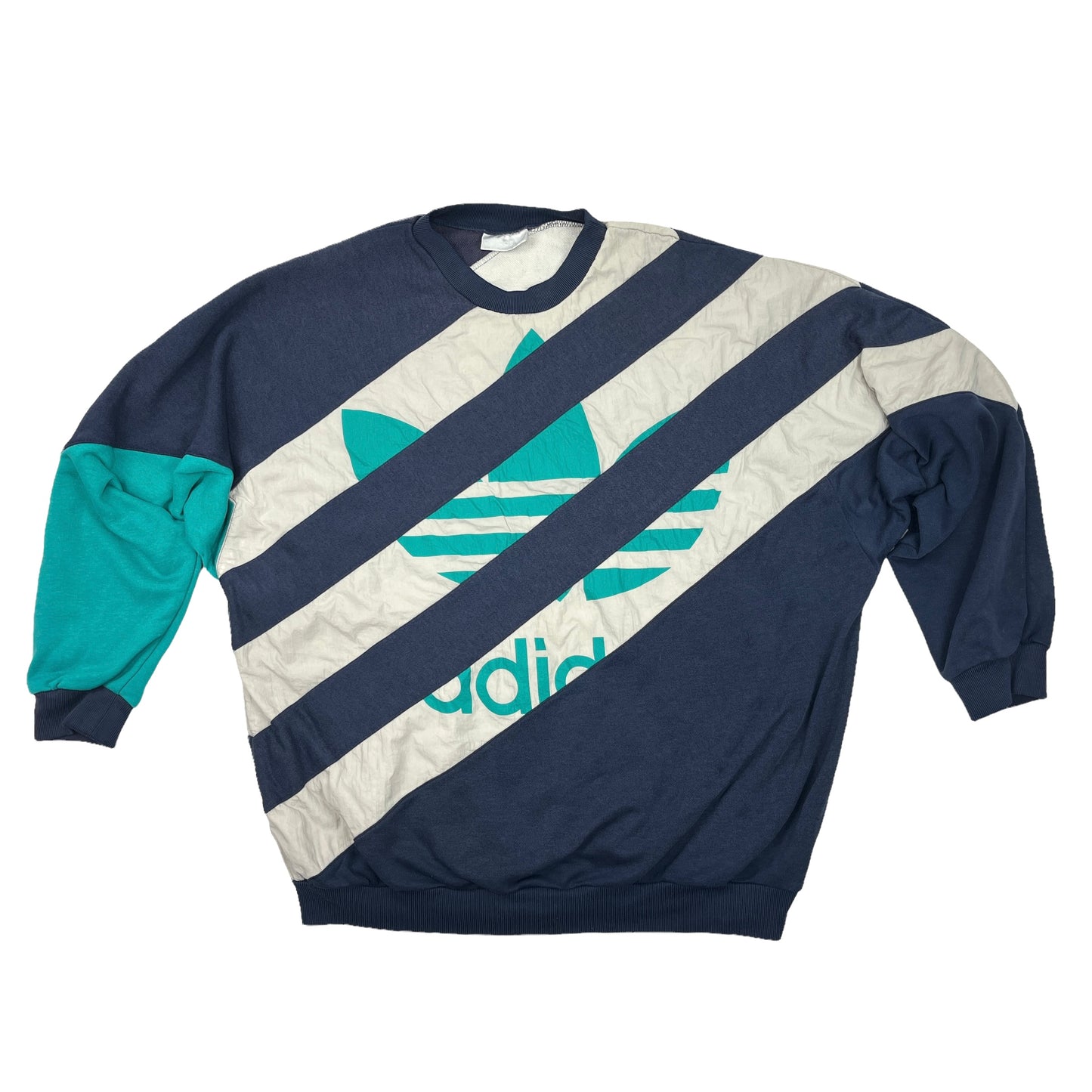0982 Adidas Vintage 80s Logo Sweater