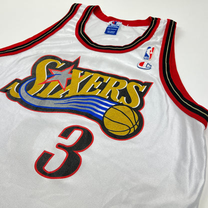 0655 Champion Vintage Philadelphia 76ers Allen Iverson Jersey