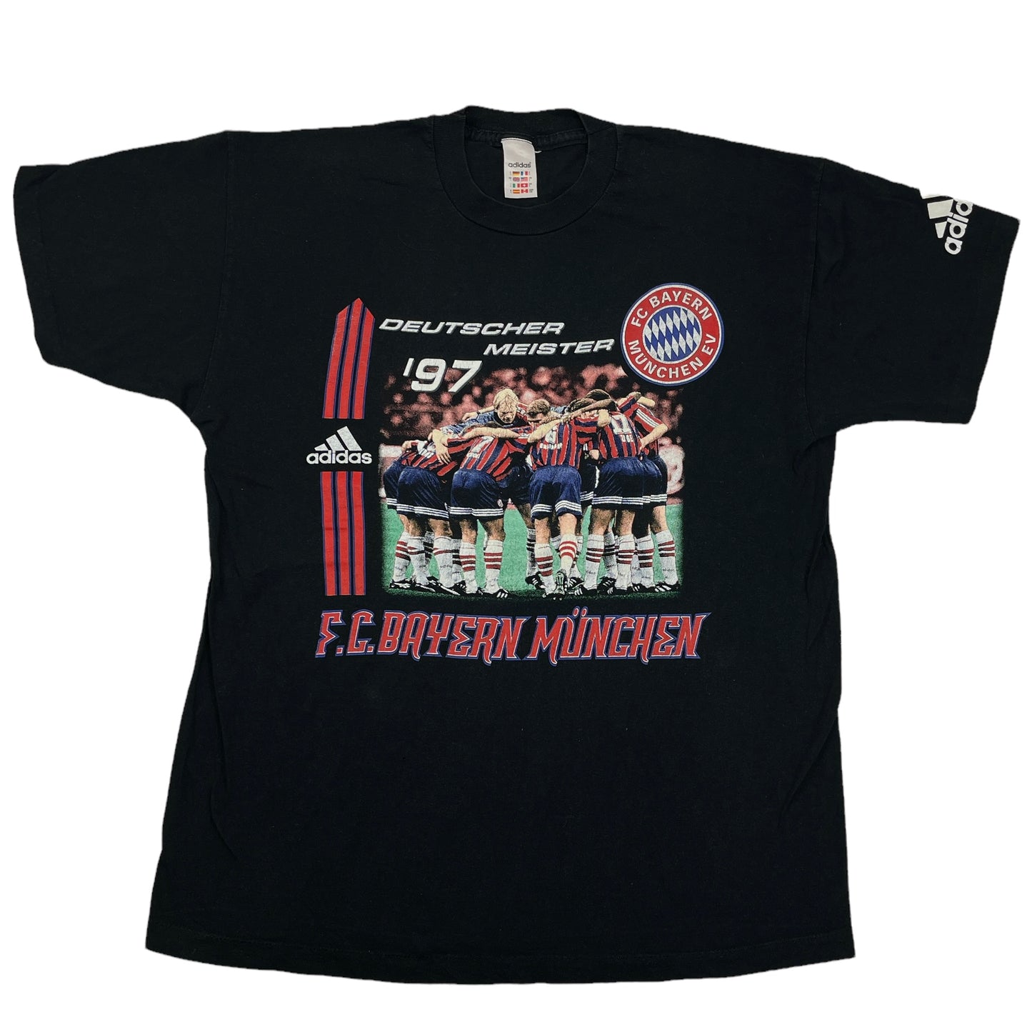 01098 Adidas Vintage 90s FC Bayern München Tshirt