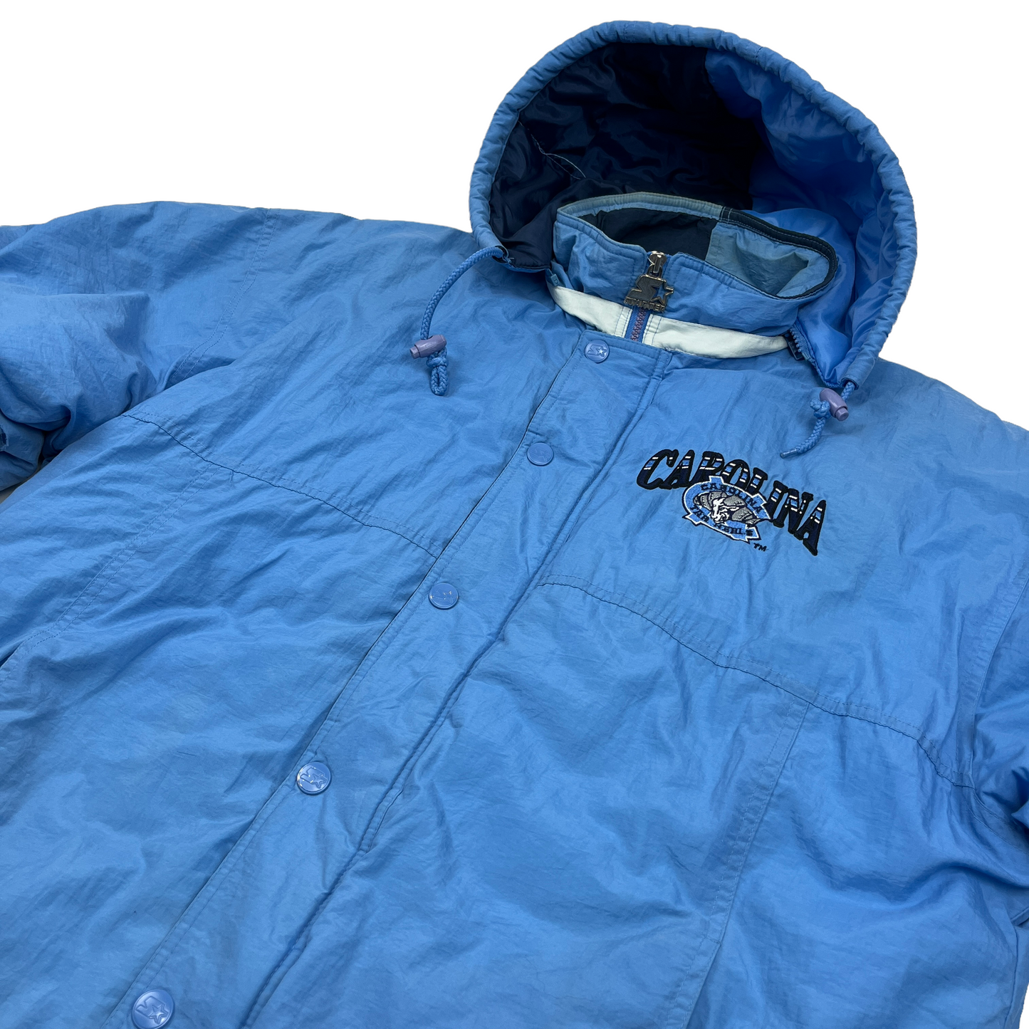 01190 Starter Vintage North Carolina Tar Heels Football Coachjacket