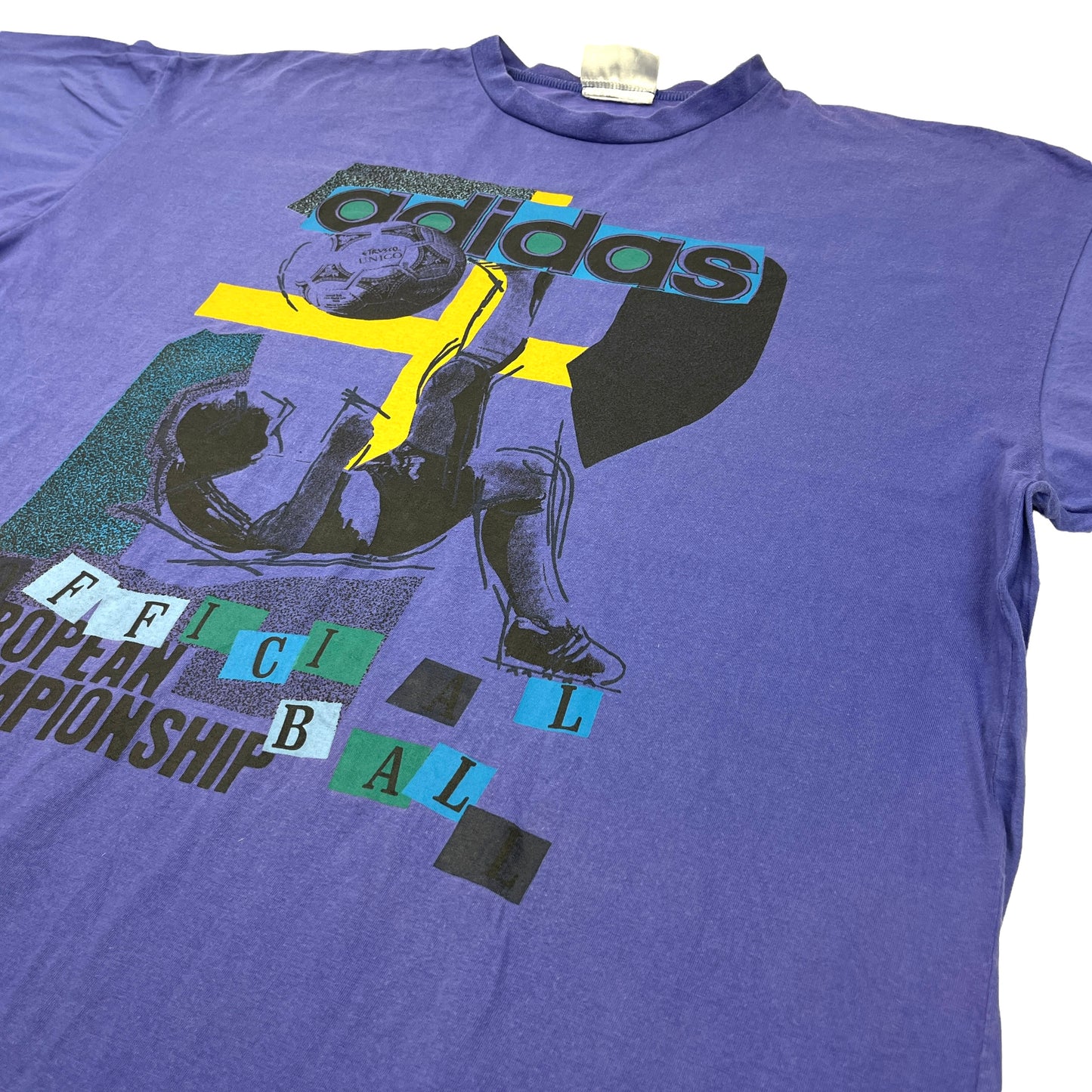 0881 Adidas Vintage „European Football Championship 1988“ Tshirt