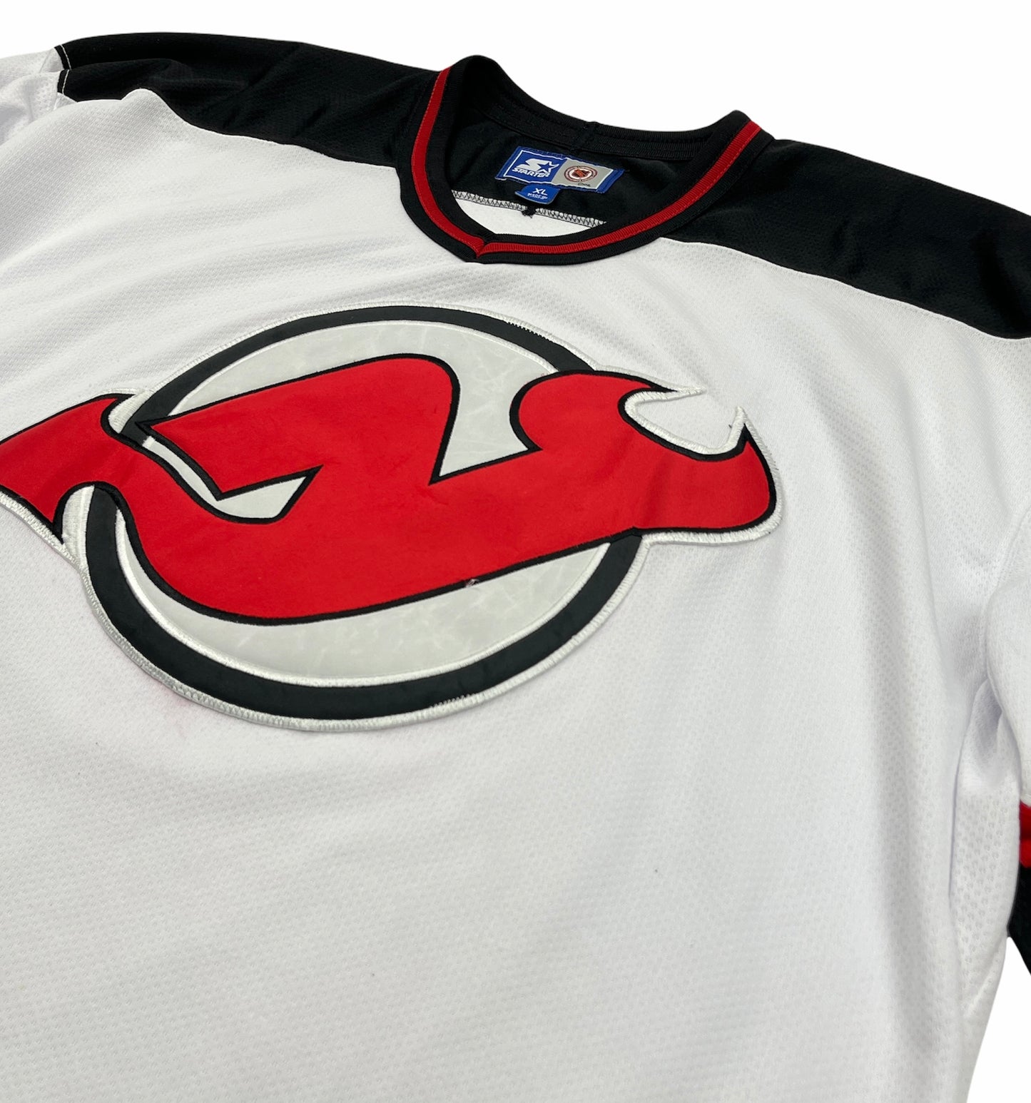 0687 Starter Vintage New Jersey Devils Hockey Jersey