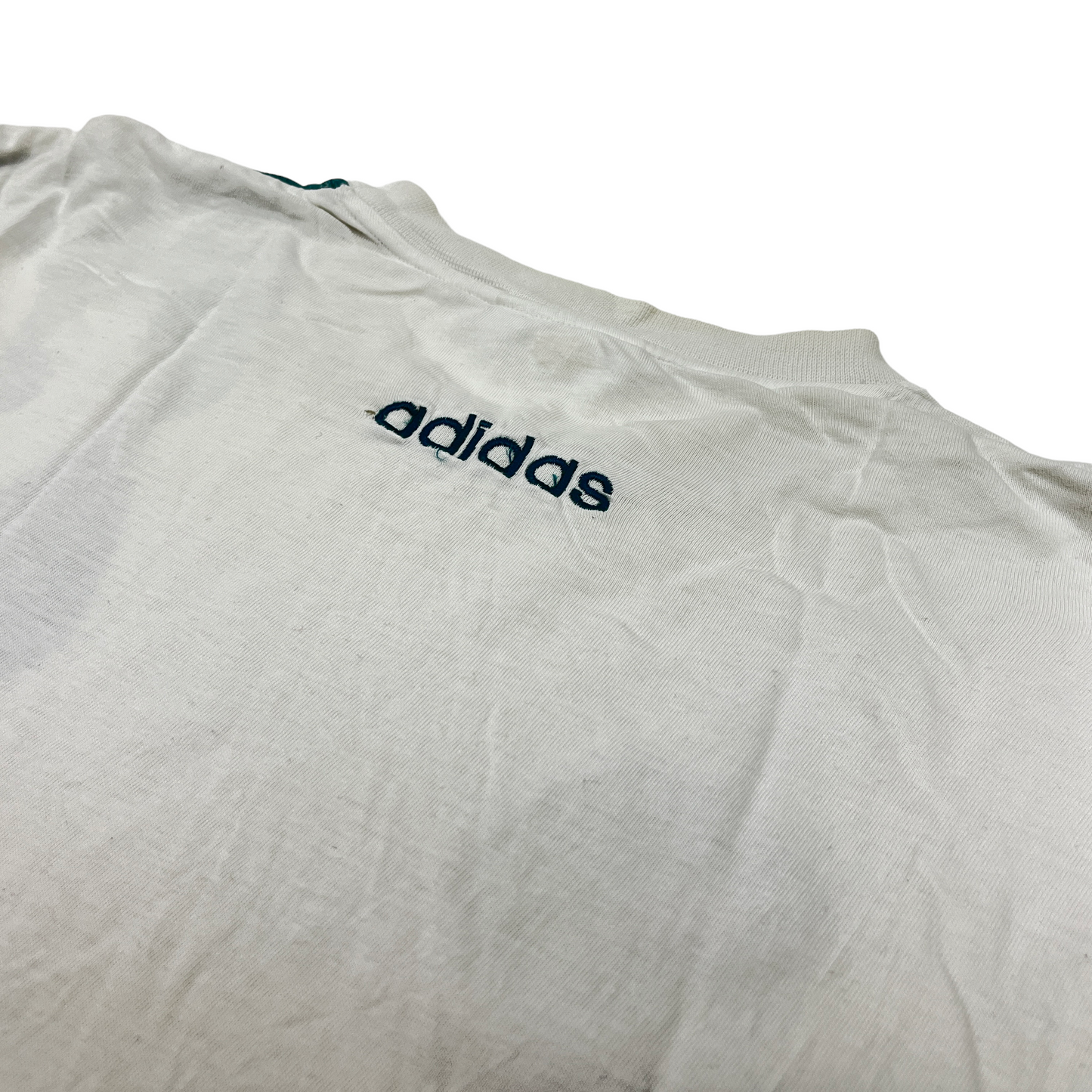 0847 Adidas Vintage 80s „free climbing“ Tshirt