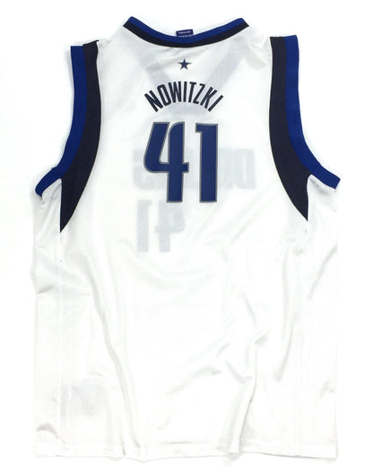 0418 Champion Vintage Dallas Mavericks Nowitzki Jersey