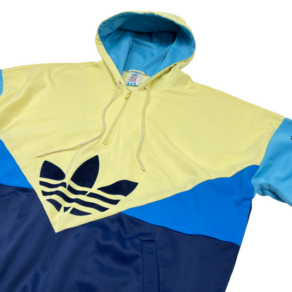 01167 Adidas 80s 1/4 Zip Hoodie