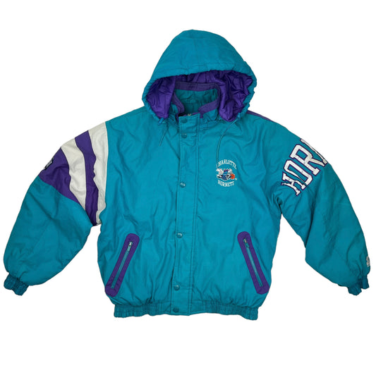 01264 Starter Vintage Charlotte Hornets Basketball Jacket