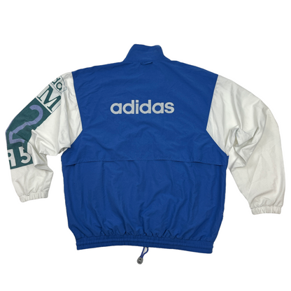 0876 Adidas Vintage 90s Cycling 1/4 Zip Windbreaker