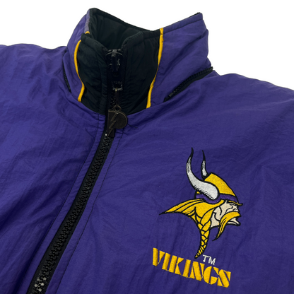 01407 Pro Layer Minnesota Vikings Football Jacket (missing hood)