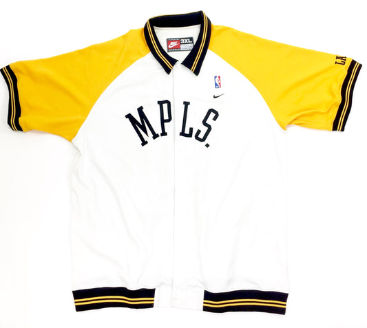 0420 Nike Vintage Minneapolis/LA Lakers Warmup Jersey