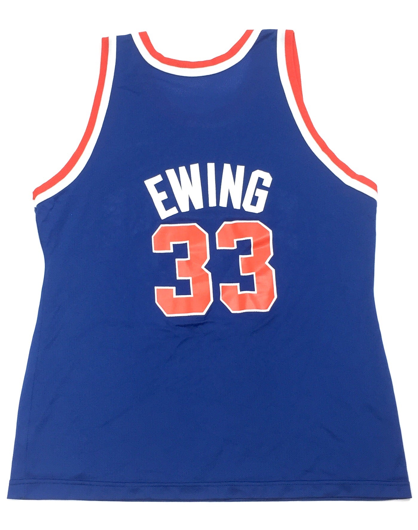 0272 Champion Vintage New York Knicks Ewing Jersey