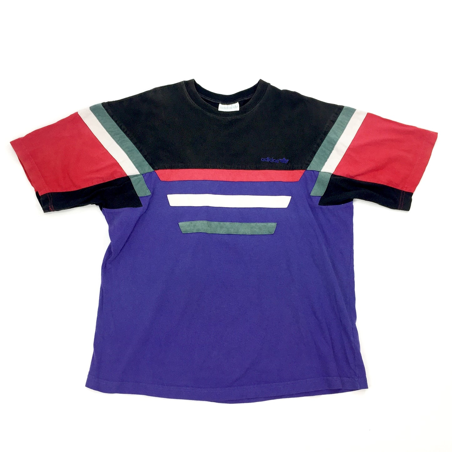 0547 Adidas Vintage 80s Logo T-Shirt