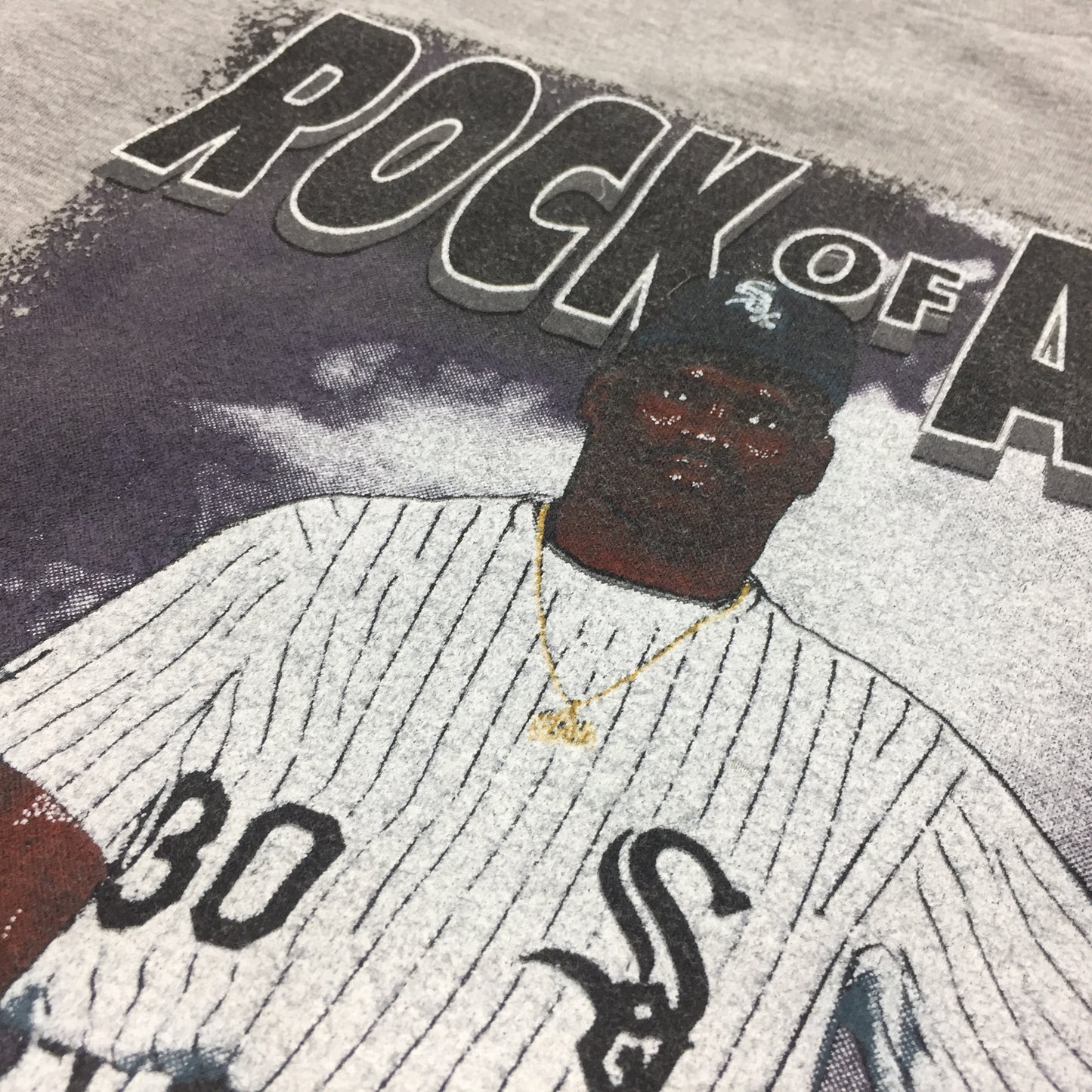 0560 Campri Vintage White Sox Tim „Rock“ Raines Fanshirt T-shirt