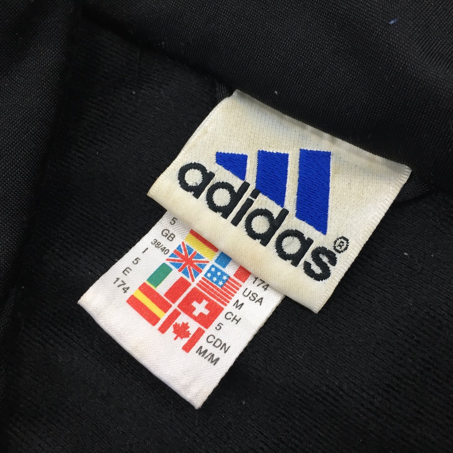 0576 Adidas Vintage 90s Basketball Warmup Tracktop Jacket