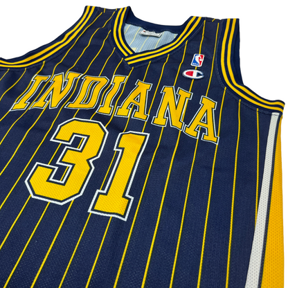 01021 Champion Indian Pacers Reggie Miller Jersey