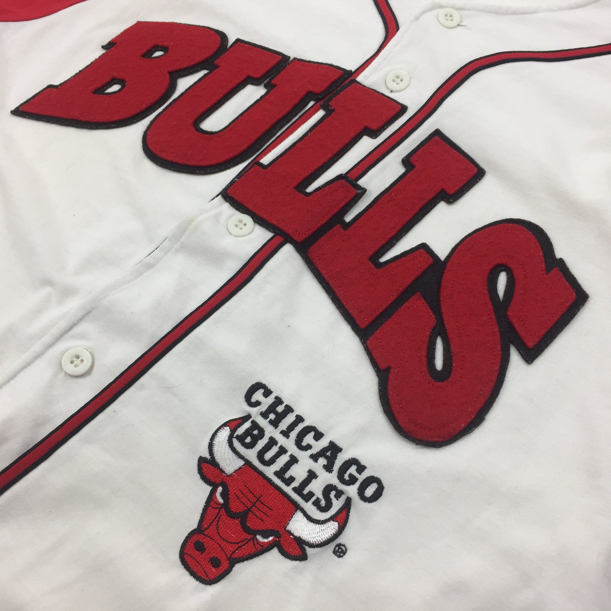 0593 Starter Vintage 90s Chicago Bulls Baseball Jersey – PAUL'S