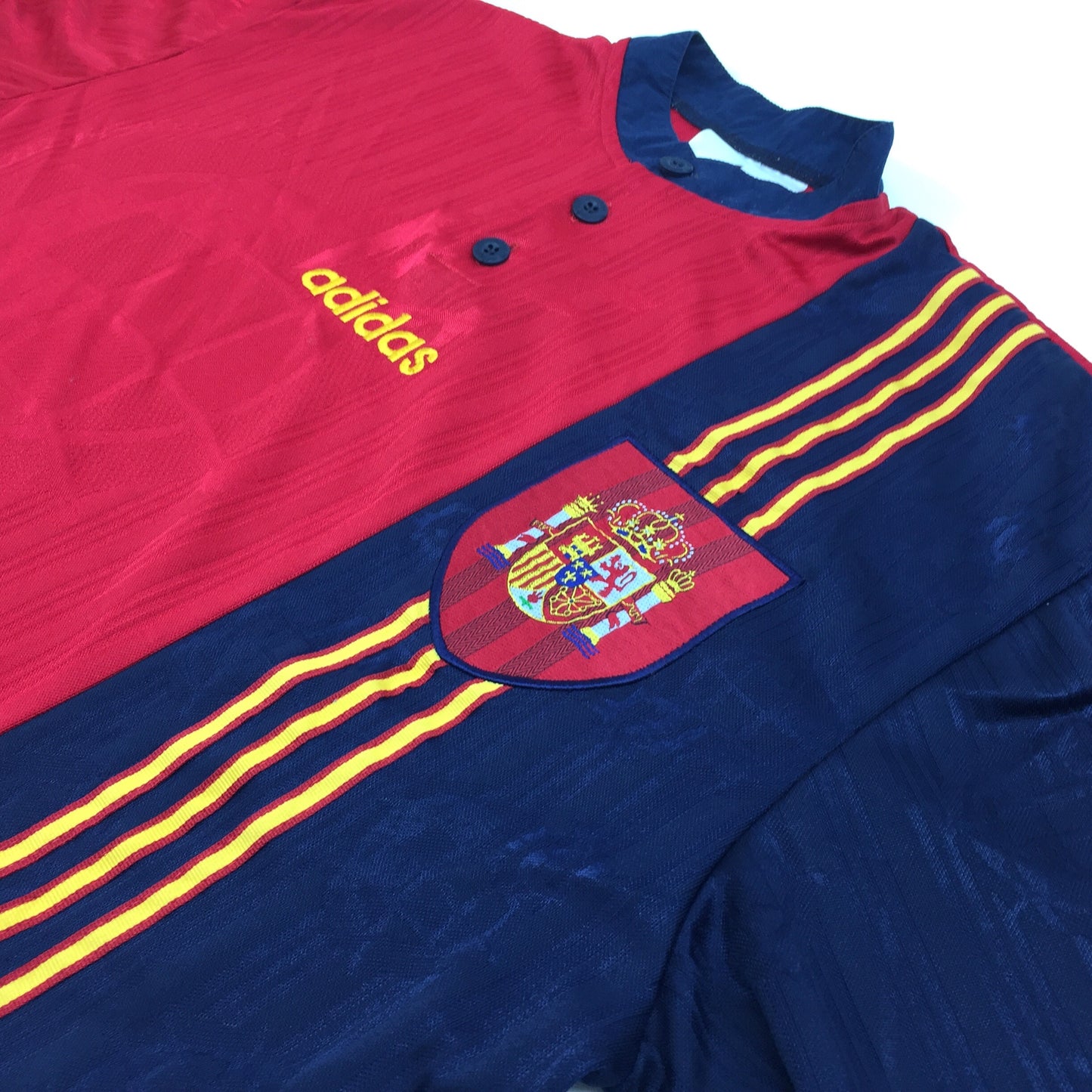 0334 Adidas Vintage Spanish 96 National Team Jersey
