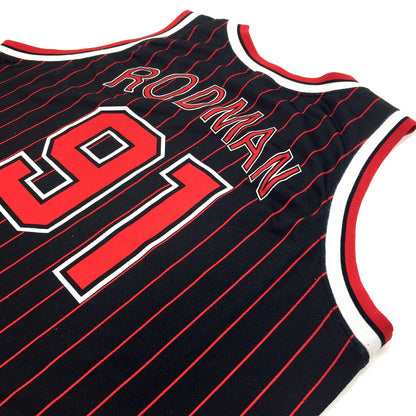0410 Champion Vintage Chicago Bulls Rodman Jersey