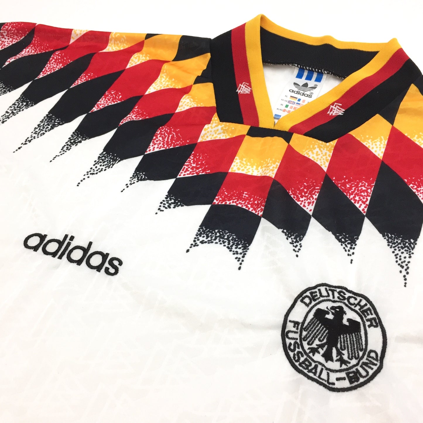 0373 Adidas Vintage DFB German National Team 90s Home Jersey