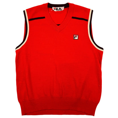 01354 Fila Vintage Tennis Vest Pullunder