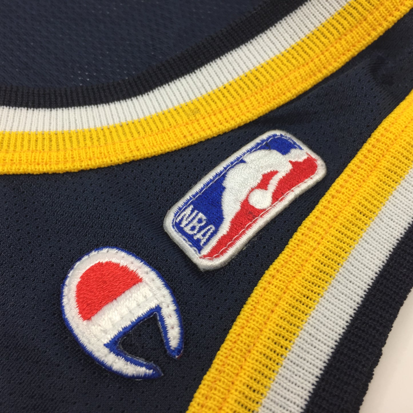 0438 Champion Vintage Indiana Pacers Miller Jersey