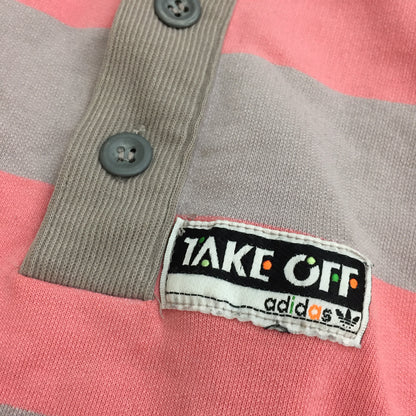 0052 Adidas Take Off Striped Vintage T-Shirt